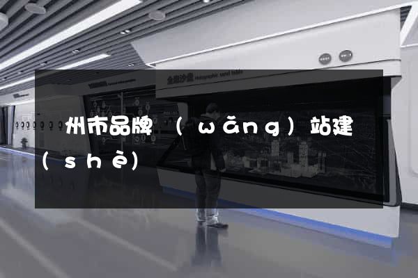 溫州市品牌網(wǎng)站建設(shè)