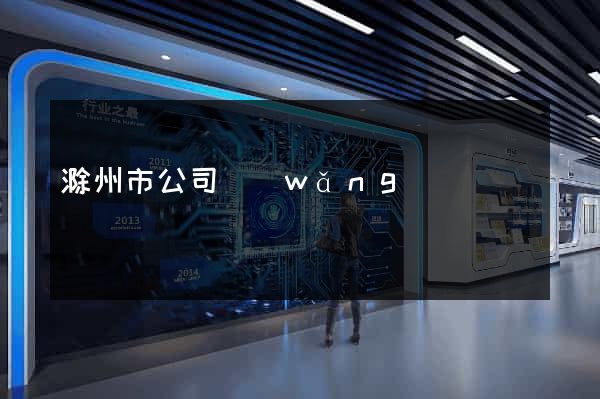 滁州市公司網(wǎng)頁設計