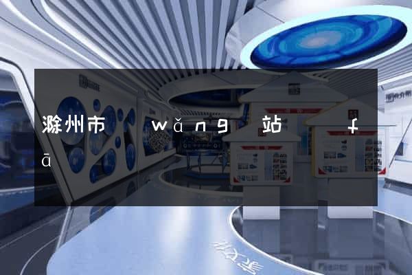 滁州市網(wǎng)站開發(fā)