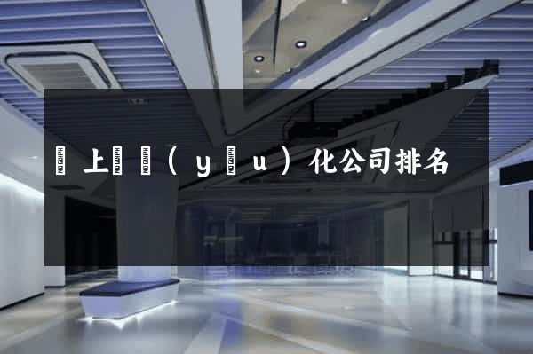 潁上縣優(yōu)化公司排名
