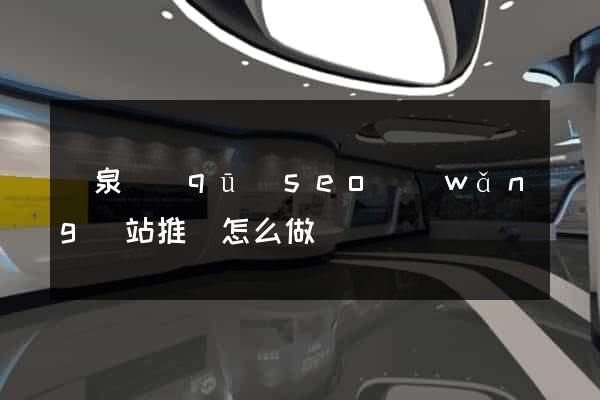 潁泉區(qū)seo網(wǎng)站推廣怎么做