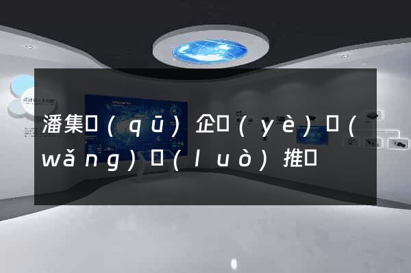 潘集區(qū)企業(yè)網(wǎng)絡(luò)推廣