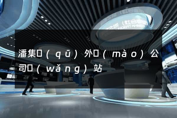 潘集區(qū)外貿(mào)公司網(wǎng)站