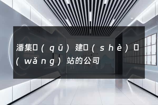 潘集區(qū)建設(shè)網(wǎng)站的公司