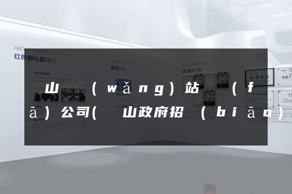 潛山縣網(wǎng)站開發(fā)公司(潛山政府招標(biāo)網(wǎng))