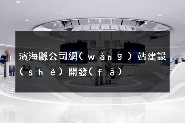 濱?？h公司網(wǎng)站建設(shè)開發(fā)