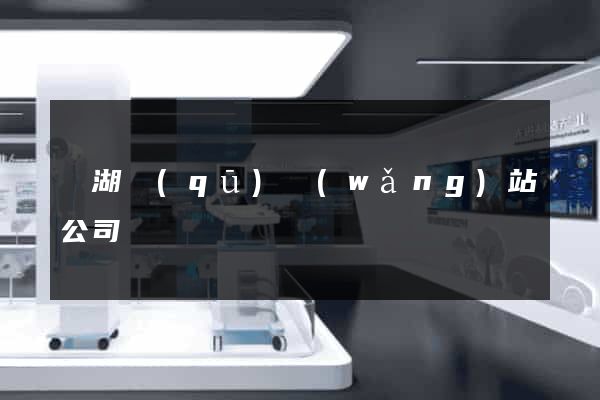 濱湖區(qū)網(wǎng)站公司