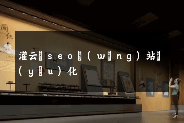 灌云縣seo網(wǎng)站優(yōu)化