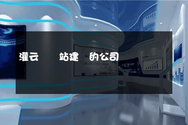 灌云縣網站建設的公司