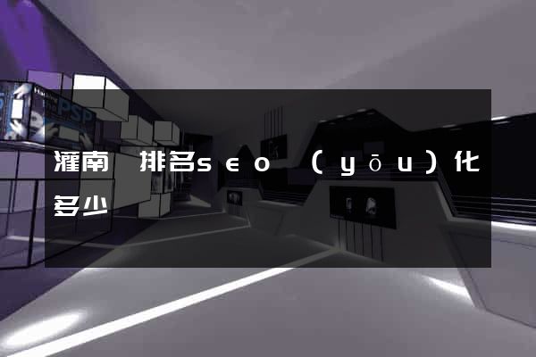 灌南縣排名seo優(yōu)化多少錢