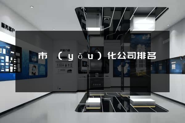 無錫市優(yōu)化公司排名