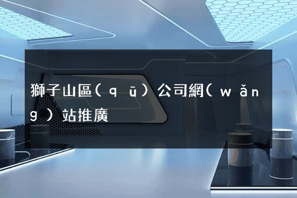 獅子山區(qū)公司網(wǎng)站推廣