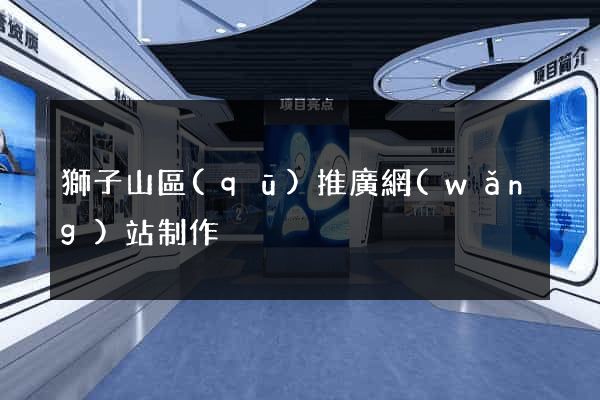 獅子山區(qū)推廣網(wǎng)站制作