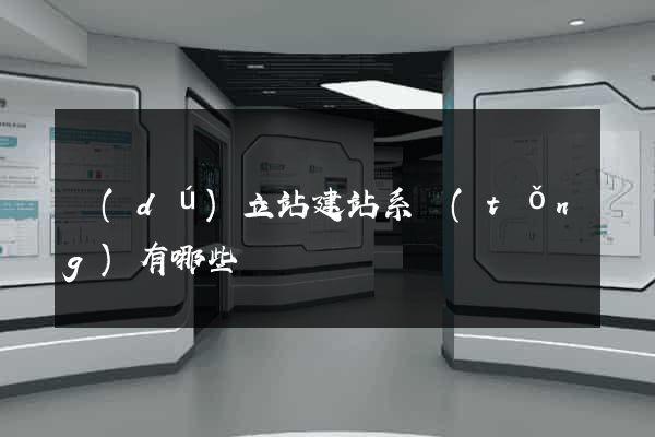 獨(dú)立站建站系統(tǒng)有哪些