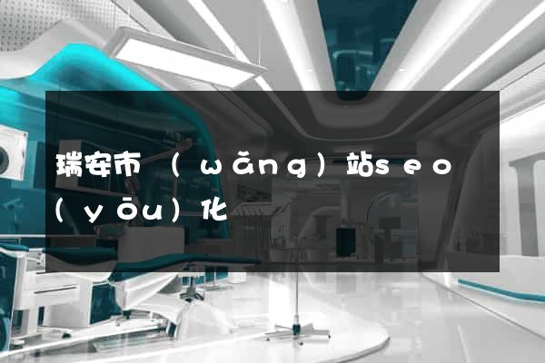 瑞安市網(wǎng)站seo優(yōu)化
