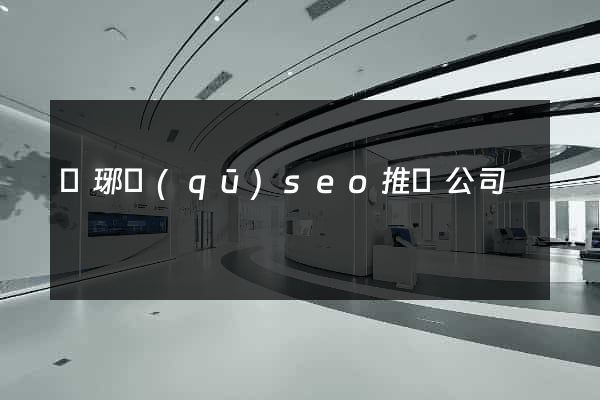 瑯琊區(qū)seo推廣公司