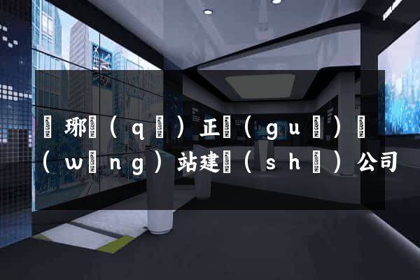 瑯琊區(qū)正規(guī)網(wǎng)站建設(shè)公司