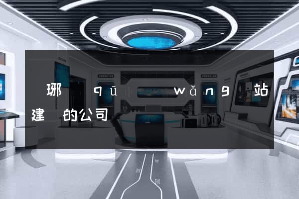 瑯琊區(qū)網(wǎng)站建設的公司
