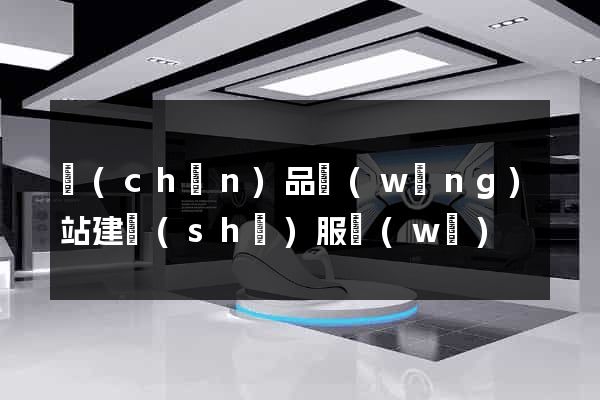 產(chǎn)品網(wǎng)站建設(shè)服務(wù)