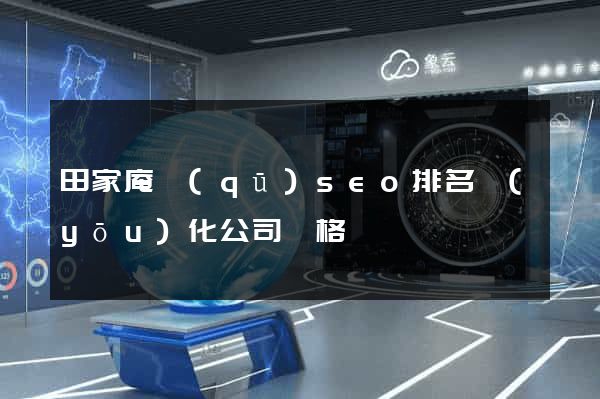 田家庵區(qū)seo排名優(yōu)化公司價格