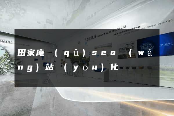 田家庵區(qū)seo網(wǎng)站優(yōu)化