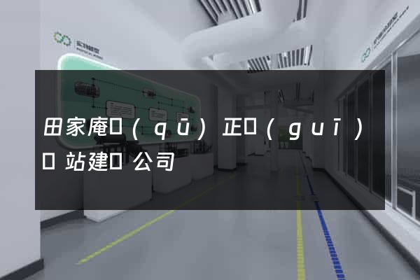 田家庵區(qū)正規(guī)網站建設公司