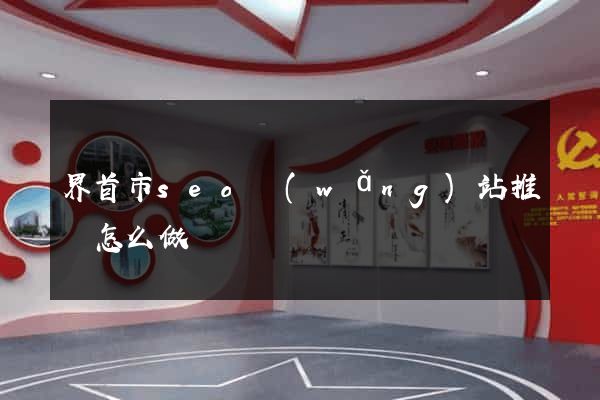 界首市seo網(wǎng)站推廣怎么做