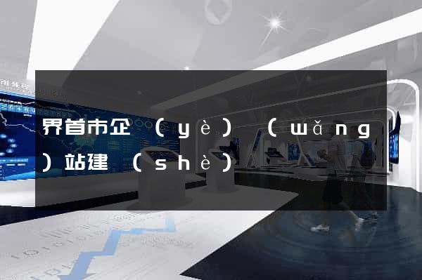 界首市企業(yè)網(wǎng)站建設(shè)