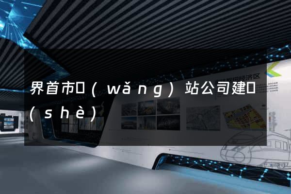 界首市網(wǎng)站公司建設(shè)