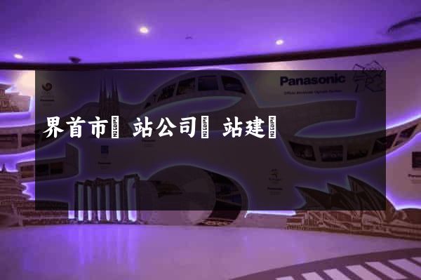 界首市網站公司網站建設