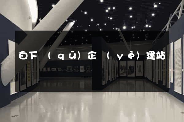 白下區(qū)企業(yè)建站