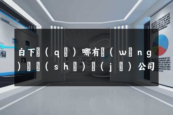 白下區(qū)哪有網(wǎng)頁設(shè)計(jì)公司