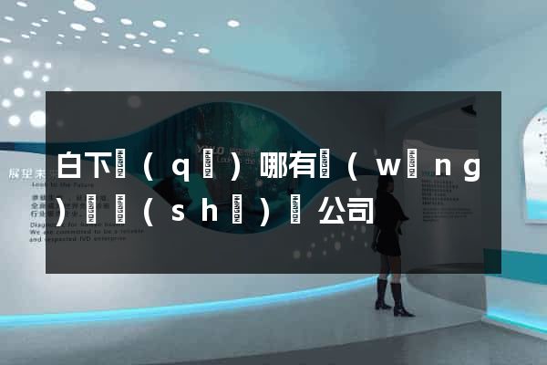 白下區(qū)哪有網(wǎng)頁設(shè)計公司