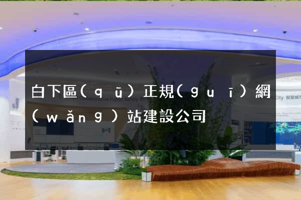 白下區(qū)正規(guī)網(wǎng)站建設公司