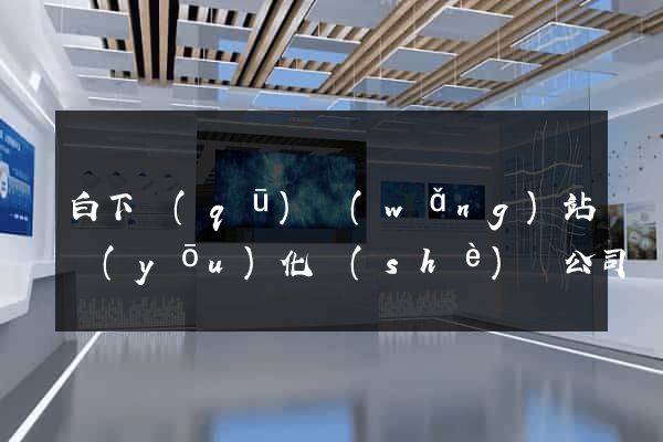 白下區(qū)網(wǎng)站優(yōu)化設(shè)計公司