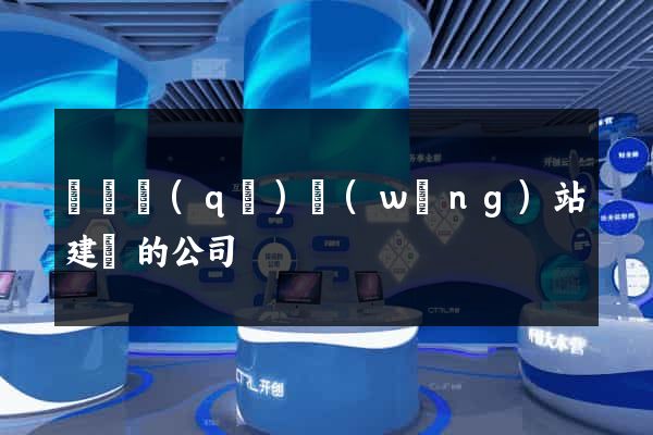 盧灣區(qū)網(wǎng)站建設的公司