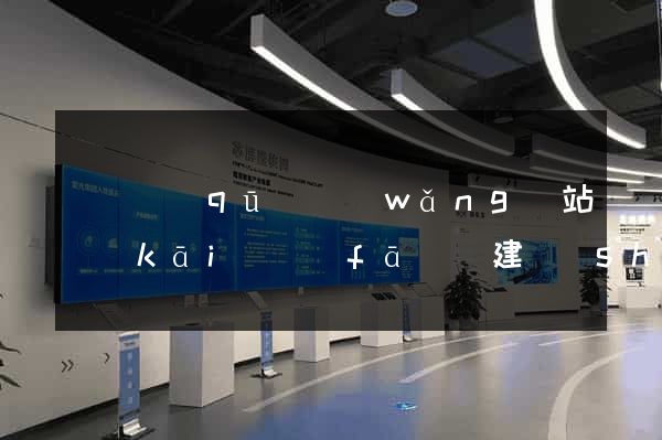 盧灣區(qū)網(wǎng)站開(kāi)發(fā)與建設(shè)