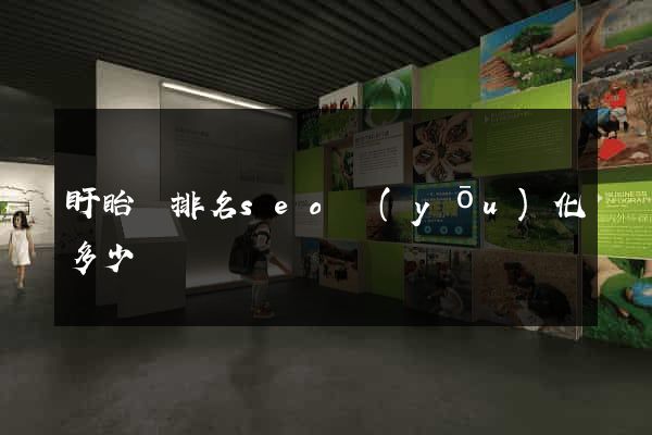 盱眙縣排名seo優(yōu)化多少錢