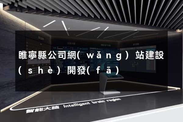 睢寧縣公司網(wǎng)站建設(shè)開發(fā)