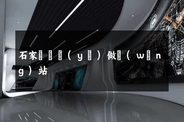 石家莊專業(yè)做網(wǎng)站