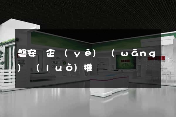 磐安縣企業(yè)網(wǎng)絡(luò)推廣