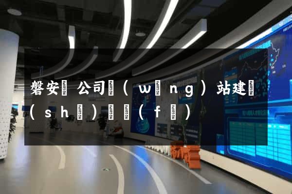 磐安縣公司網(wǎng)站建設(shè)開發(fā)