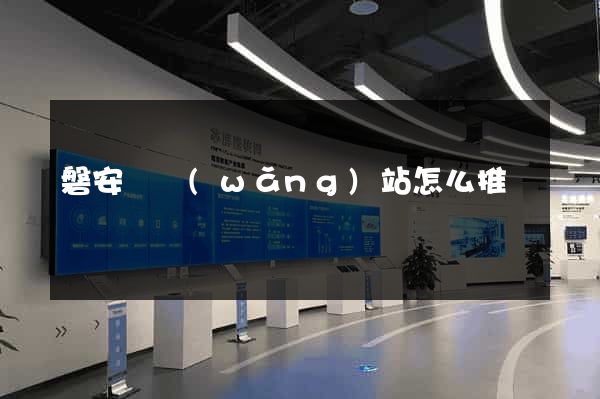 磐安縣網(wǎng)站怎么推廣