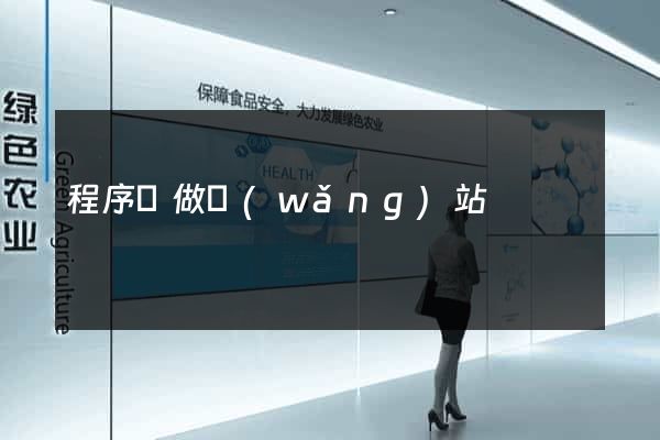 程序員做網(wǎng)站