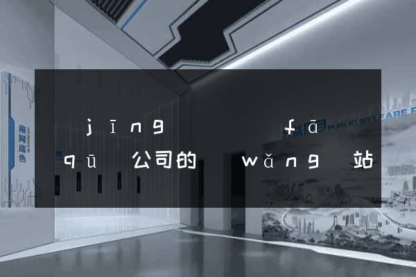 經(jīng)濟開發(fā)區(qū)公司的網(wǎng)站