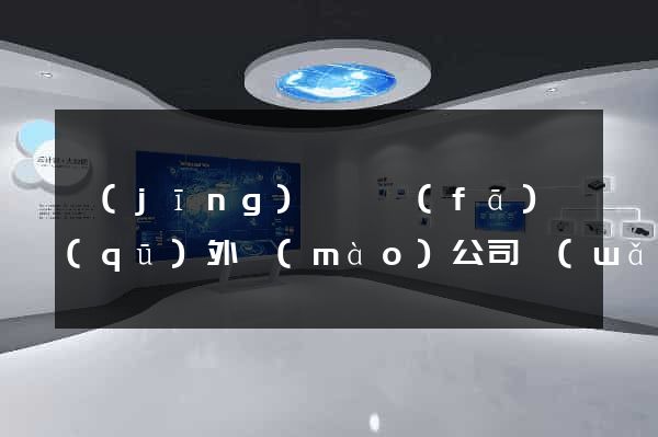 經(jīng)濟開發(fā)區(qū)外貿(mào)公司網(wǎng)站