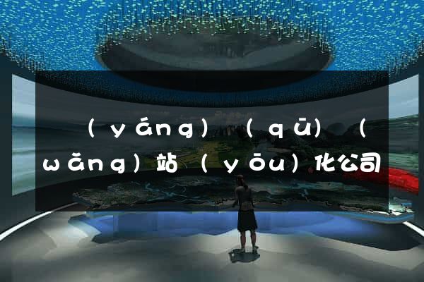 維揚(yáng)區(qū)網(wǎng)站優(yōu)化公司