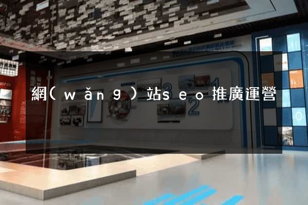 網(wǎng)站seo推廣運營