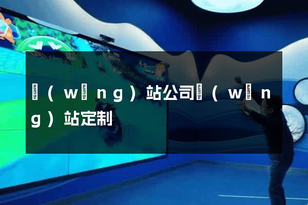 網(wǎng)站公司網(wǎng)站定制