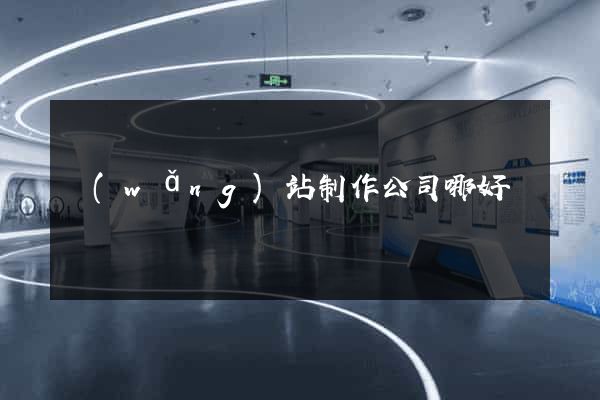 網(wǎng)站制作公司哪好